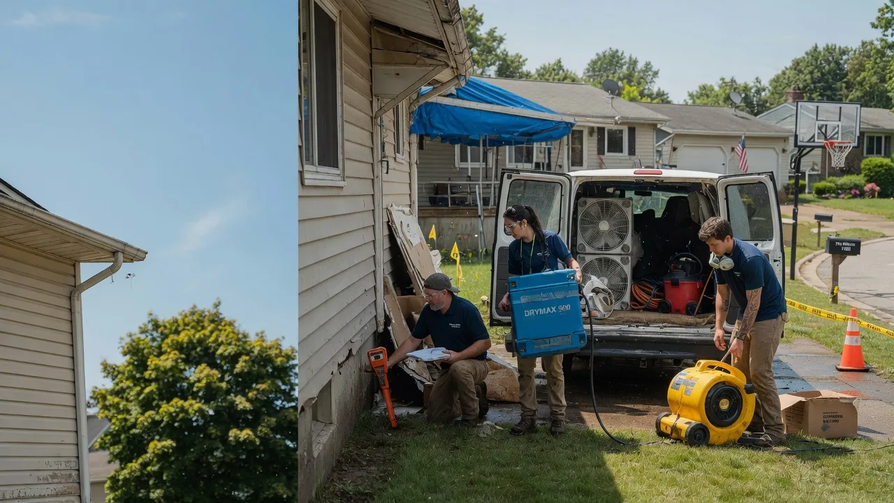 Ceiling Leak Cleanup in Lennon, MI near me